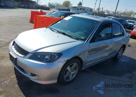 2004 Honda Civic Ex from USA, damaged, VIN 2HGES26724H598448